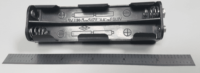 Molded battery housing