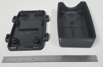 Molded breathalyzer housing