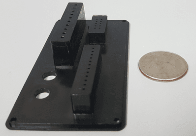 Molded connector panel