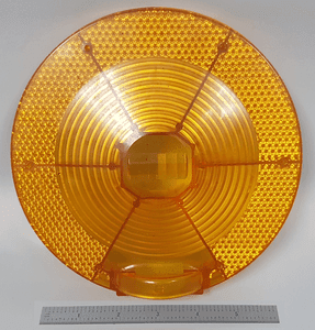 Molded construction lamp