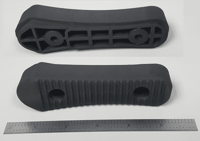 Molded flexible pad