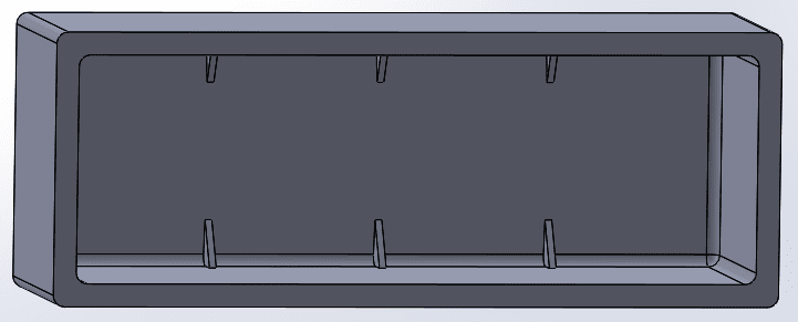 Mold design tip: Adding ribs on external walls helps improve strength